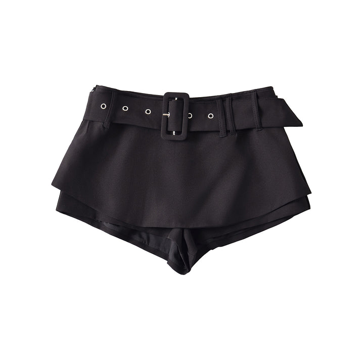 Dame mode shorts med lækker bælte Stilla