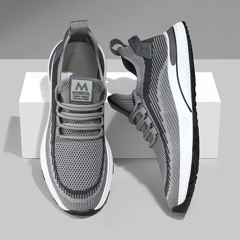 Herrer Åndbare Løbesneakers med let støddæmpningsteknologi og fleksibelt overmateriale Stilla