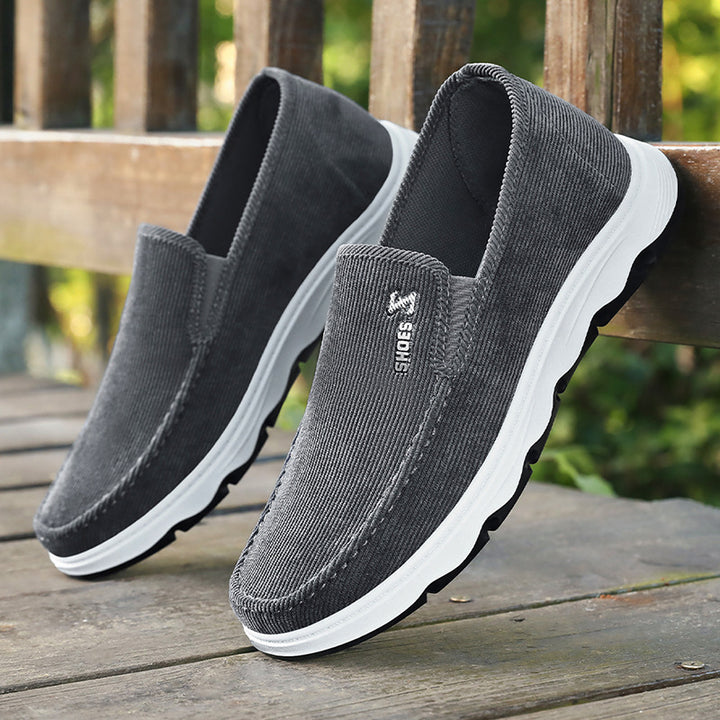 Herre Behagelige Slip-On Fritidssko med skridsikker sål og åndbart overmateriale Stilla
