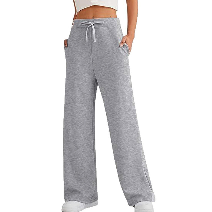 Dame vidde sportbukser med elastisk talje og praktiske lommer Stilla
