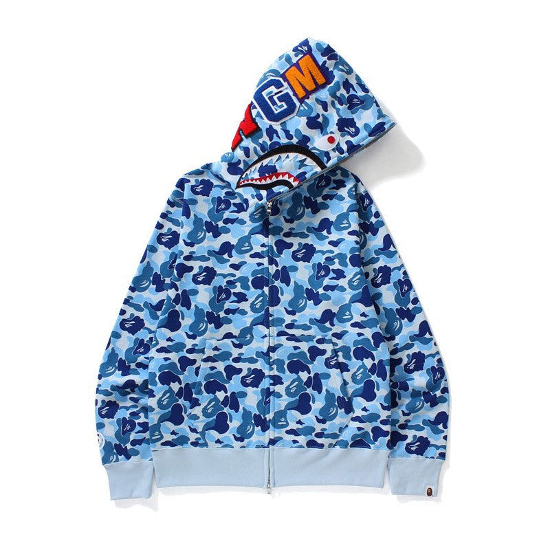 Dame hoodie jakke med moderne camouflage design og høj kvalitets bomuldsblanding Skovae