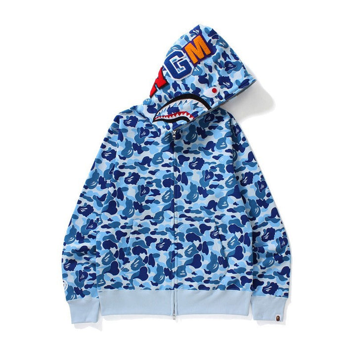 Dame hoodie jakke med moderne camouflage design og høj kvalitets bomuldsblanding Skovae
