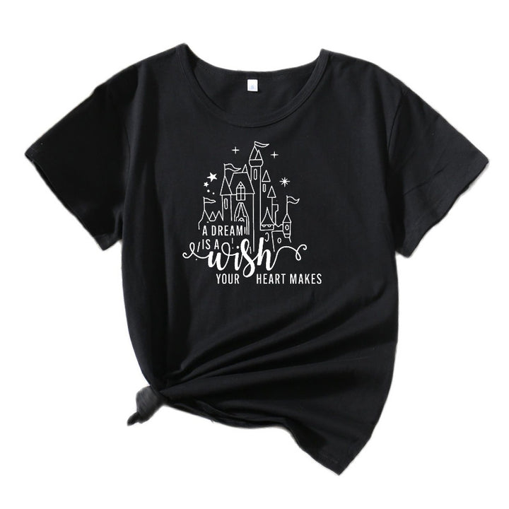 Kvinder Kreativ Grafisk T-Shirt Stilla