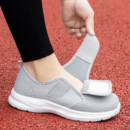 Unisex nan åndbar komfort halvskuh med velcro og ergonomisk dæmpning Skovae