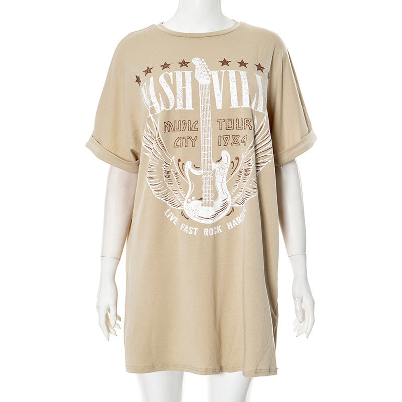 Femme Grafik Plus Size T-Shirt Stilla