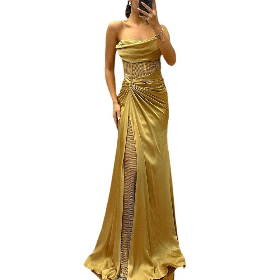 Damer Elegant Aftenkjole med off-shoulder design og raffinerede draperinger Stiila