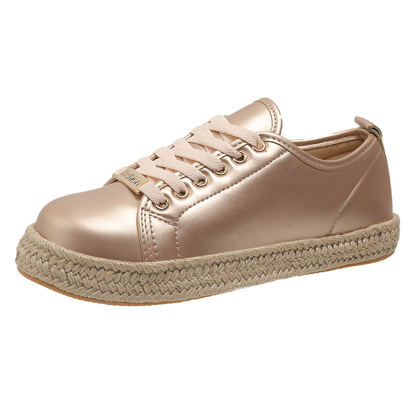 Dame moderne og komfortable sneakers med espadrille-sål Stilla