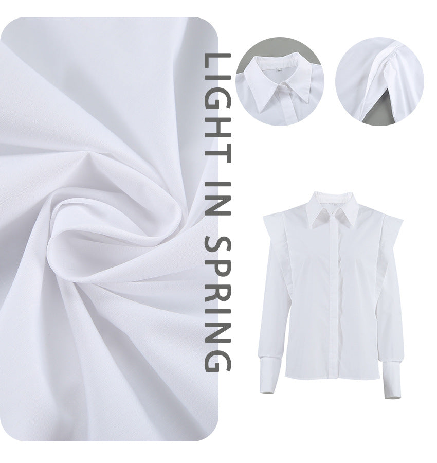 Dame Oversized Bluse med struktureret design og elegante detaljer Stilla