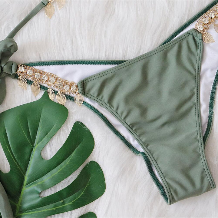 Dame Triangle Bikini Sæt Stilla