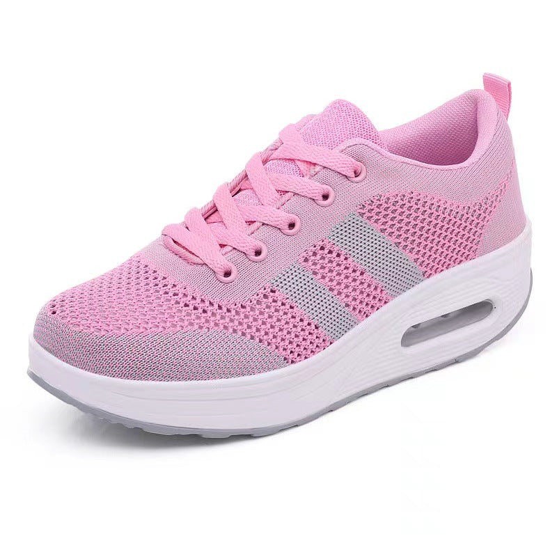 Dame Luftpolster Sneakers med åndbar struktur og stødabsorberende design Stilla