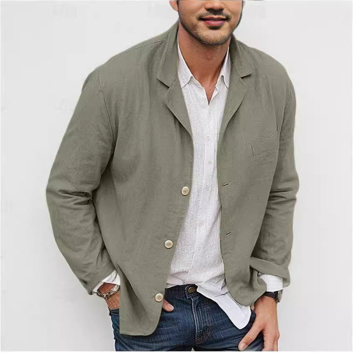 Herre elegant linnedjakke i casual-stil Stilla