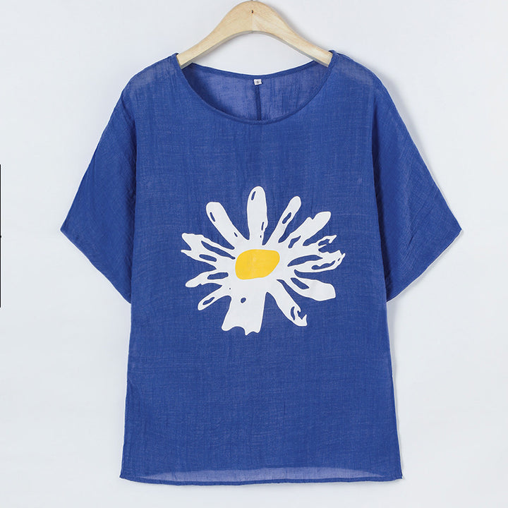 Dame Casual Grafik T-shirt Stilla