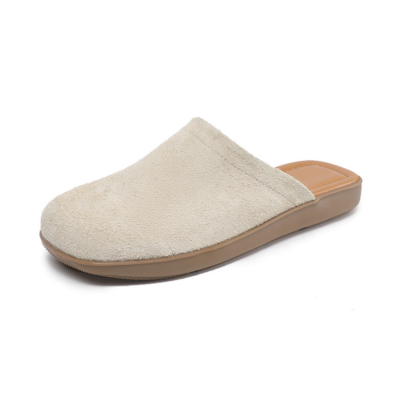Dame Komfortable Slip-On Mules med blødt suede-overdel og polstret fodseng Stilla