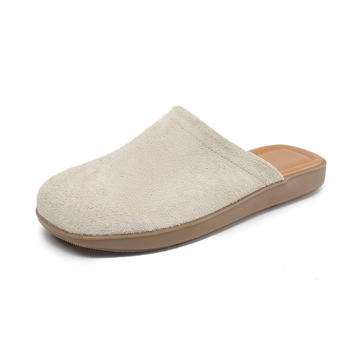 Dame Komfortable Slip-On Mules med blødt suede-overdel og polstret fodseng Stilla