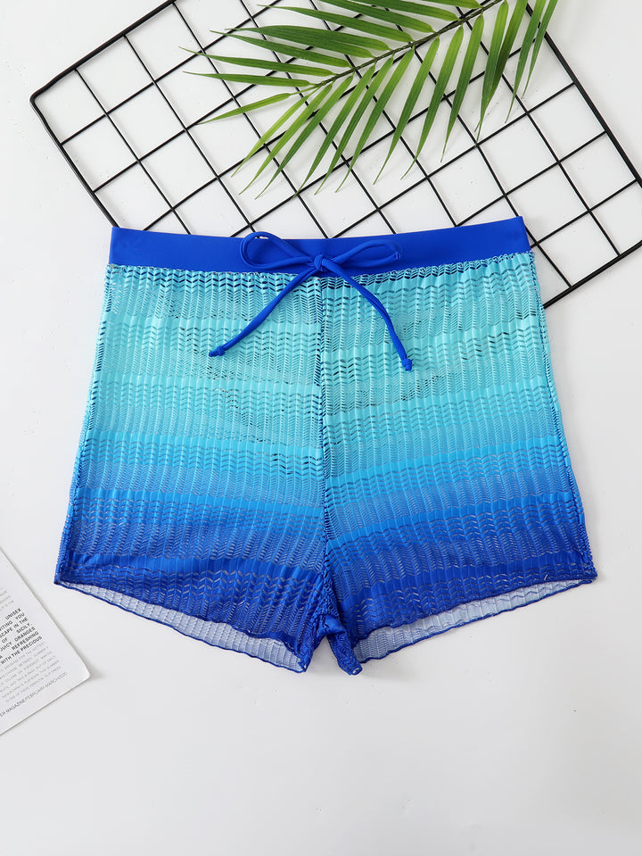 Dame bikini sæt med elegant hylster nederdel og spændende top Skovae