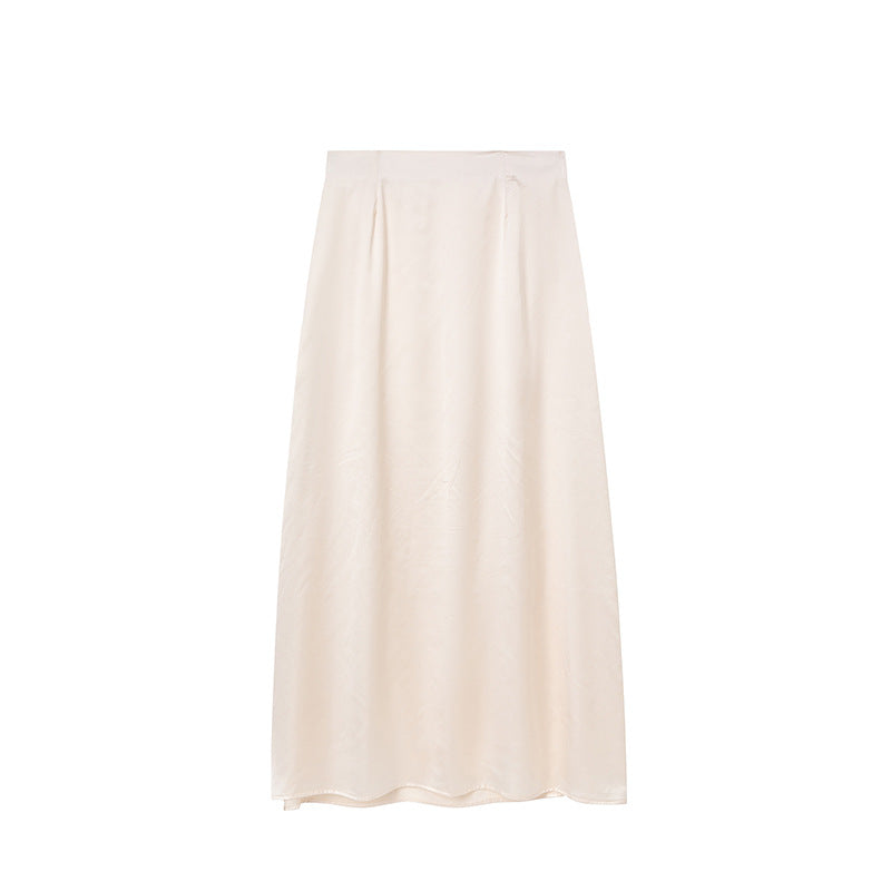 Dame Elegant Midi-Nederdel Stilla