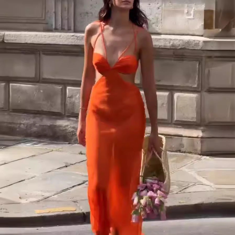 Dame Cut-Out Maxi Kjole