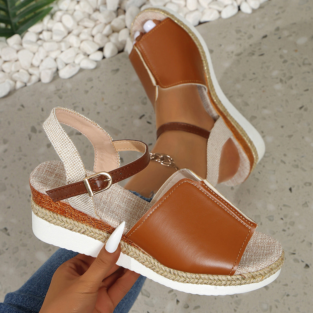 Dame komfortable Plateau Sandaler Stilla