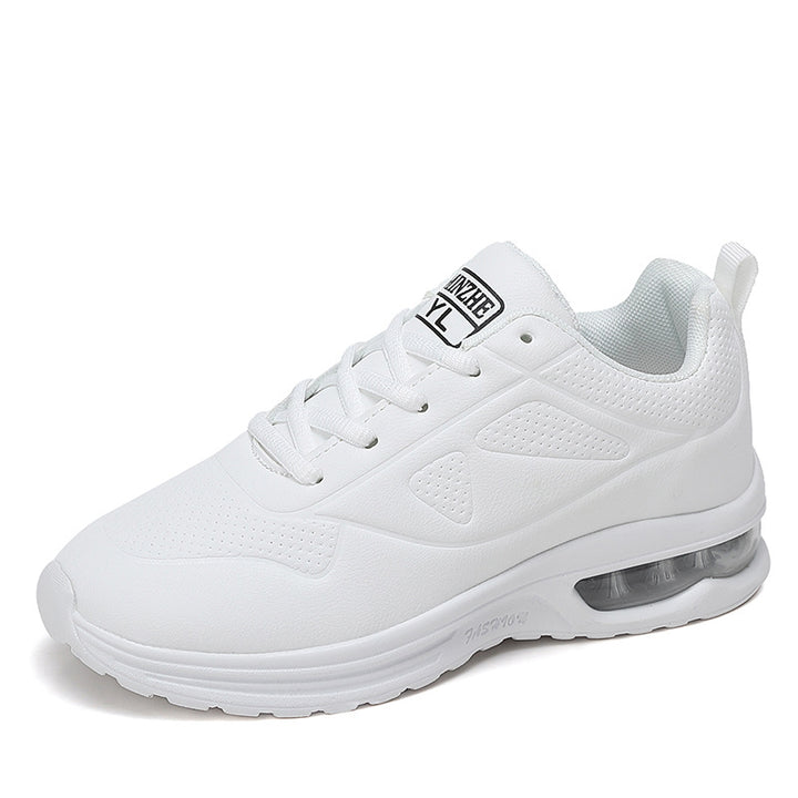 Dame nan lette sneakers med luftpose-mellemsål og polstret hælområde Skovae