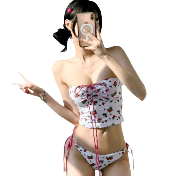 Femme Kirschmuster Bandeau Bikini Sæt Stilla