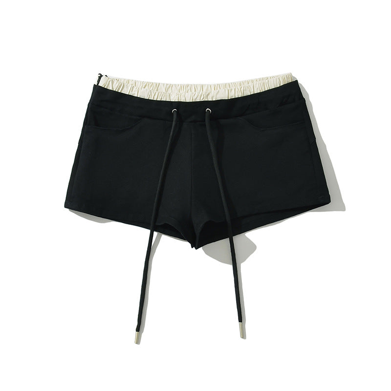 Dame fritidsshorts med elastisk talje og justerbar snor Stilla