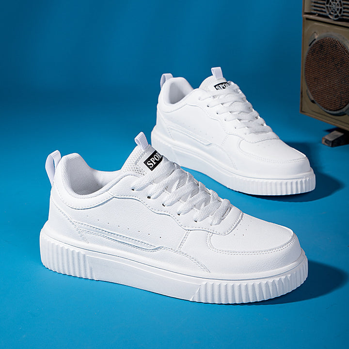 Dame nan Plateau-Sneaker med særlig tykk sål og polstret komfortfodbed Skovae