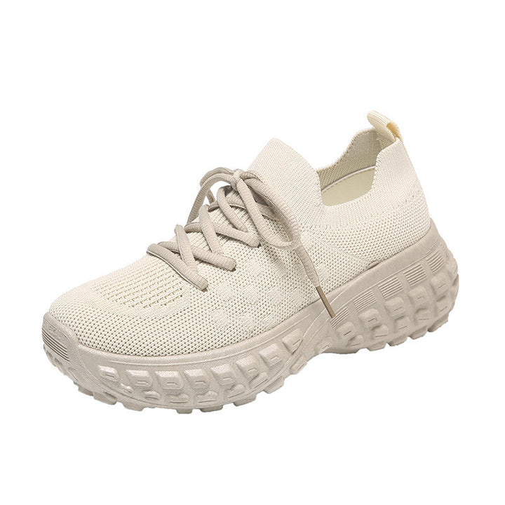 Kvinder Sporty Strik-Sneakers med fleksibel sål og optimal dæmpning Stilla