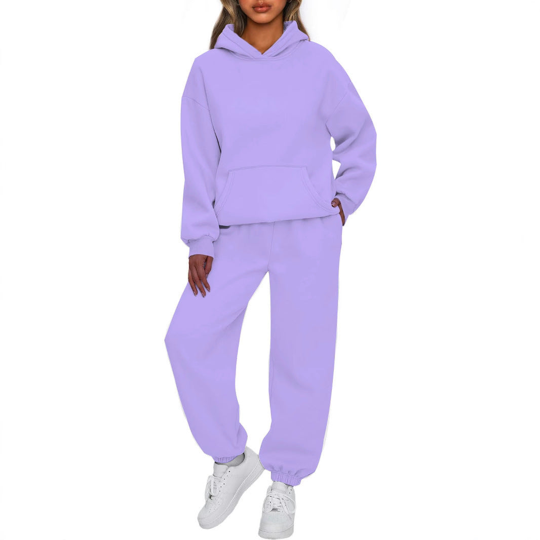 Kvinders hyggelige sweater og jogger sæt Skovae