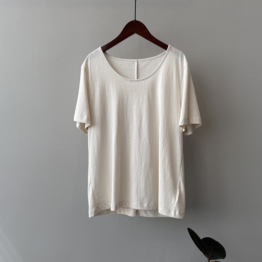 Dame luftig, oversized T-shirt lavet af bæredygtigt materiale Stilla