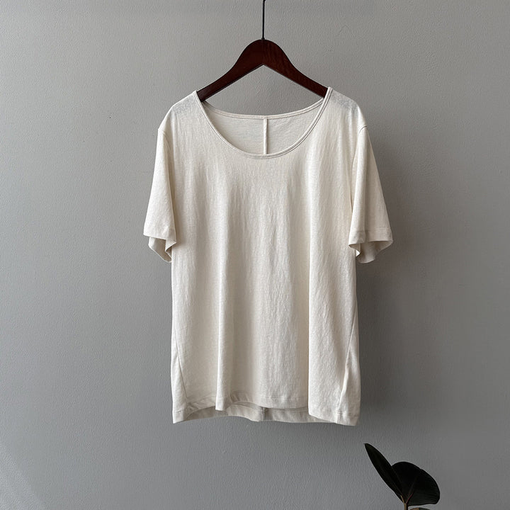 Dame luftig, oversized T-shirt lavet af bæredygtigt materiale Stilla