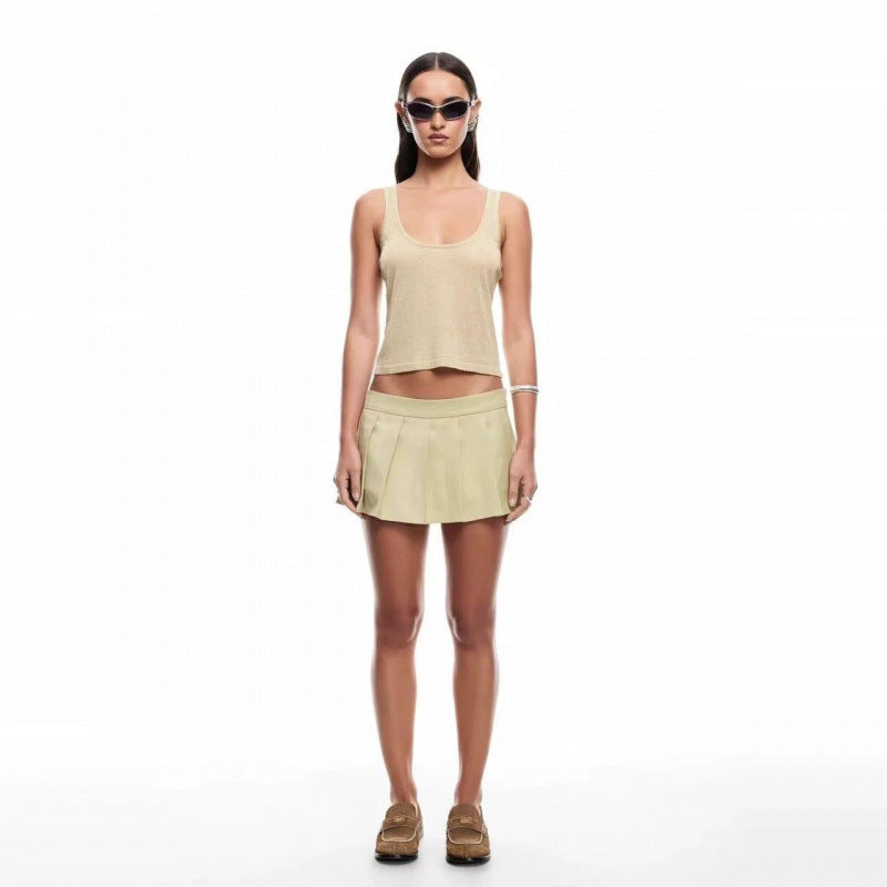 Dame Scoop Hals Basis Tanktop Stilla