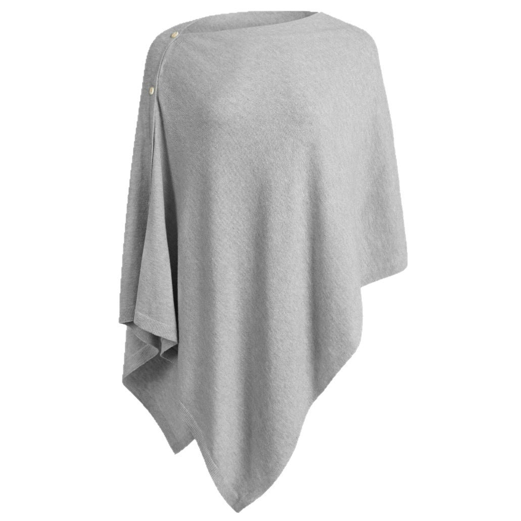Dame Komfortabel Oversized Poncho Wrap Stilla