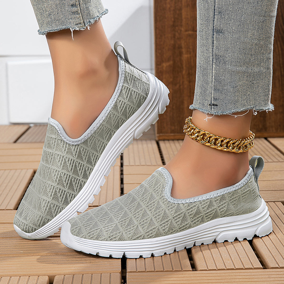 Dame Slip-On sportsko med åndbart tekstil-overmateriale Stilla