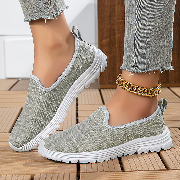 Dame Slip-On sportsko med åndbart tekstil-overmateriale Stilla