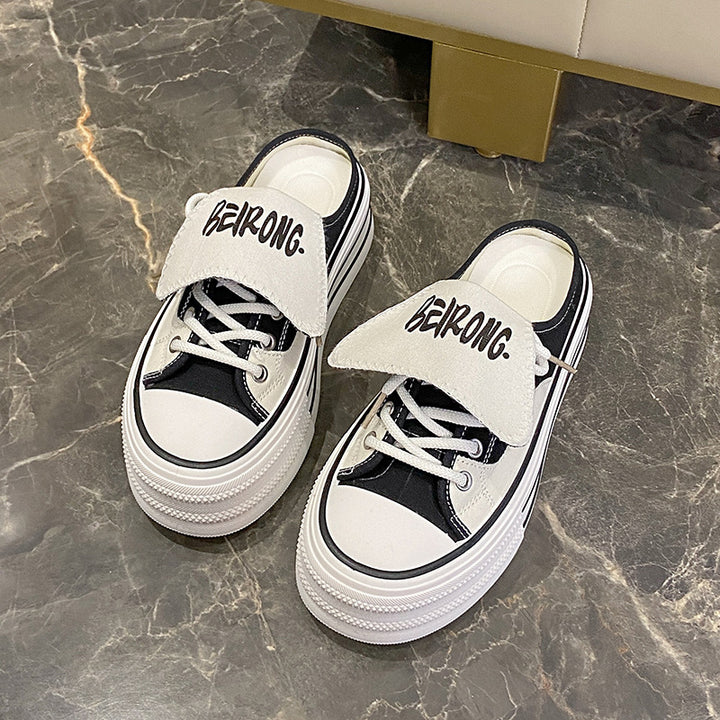 Dame modische Sneakers med elastisk velcro og åndbart overtøj Stilla