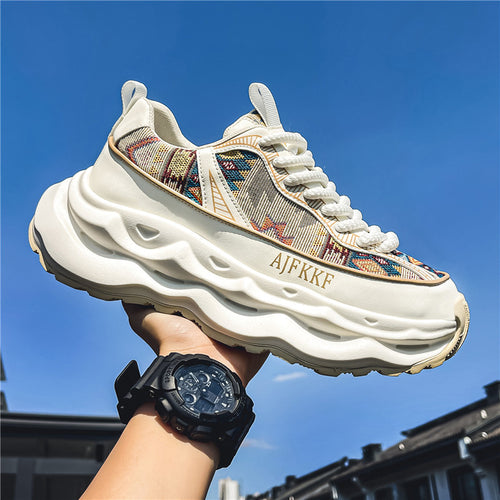 Femme Etisk inspirerede polstrede sneakers Stilla