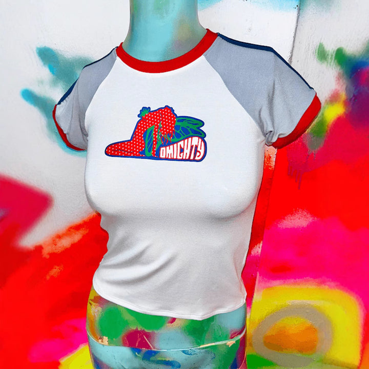Dame T-shirt med kreativ grafisk design og komfortabel pasform Stilla