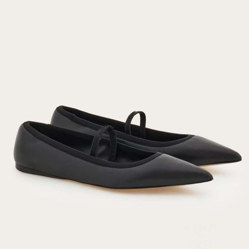 Femme Elegante Snørebånd-Ballerinaer Stilla
