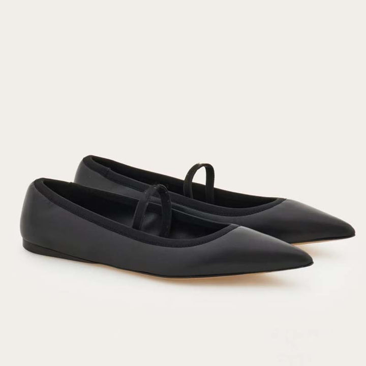Femme Elegante Snørebånd-Ballerinaer Stilla