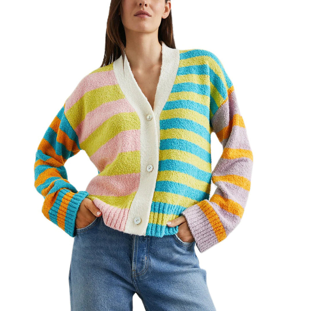 Dame Farvet Loungewear Jakke lavet af hyggeligt materiale Stilla