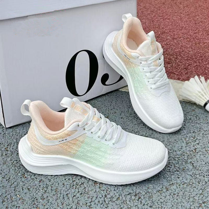 Dame Sporty Sneakers med fleksibelt overmateriale og åndbar struktur Stilla