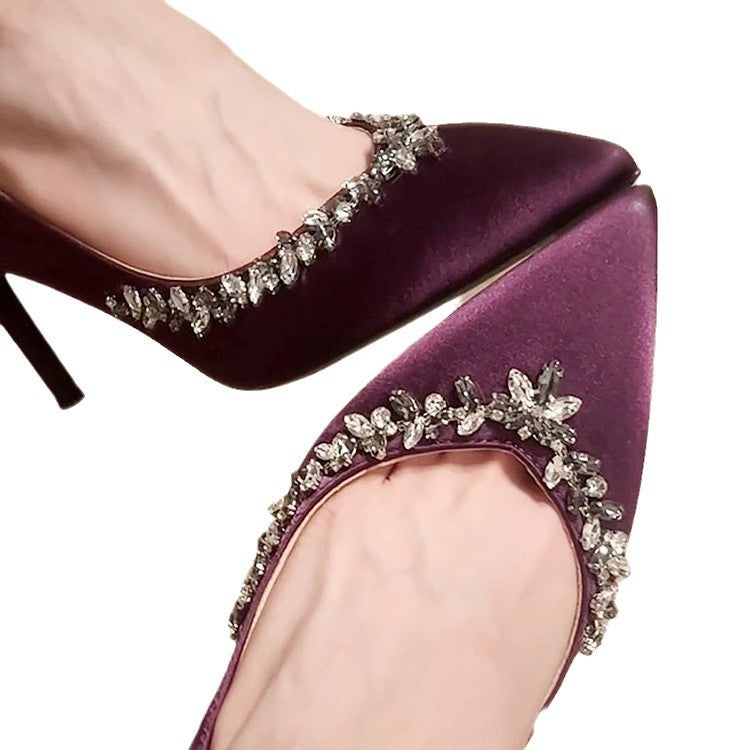 Femme elegante Stiletto-hæle med dekorerede detaljer Stilla