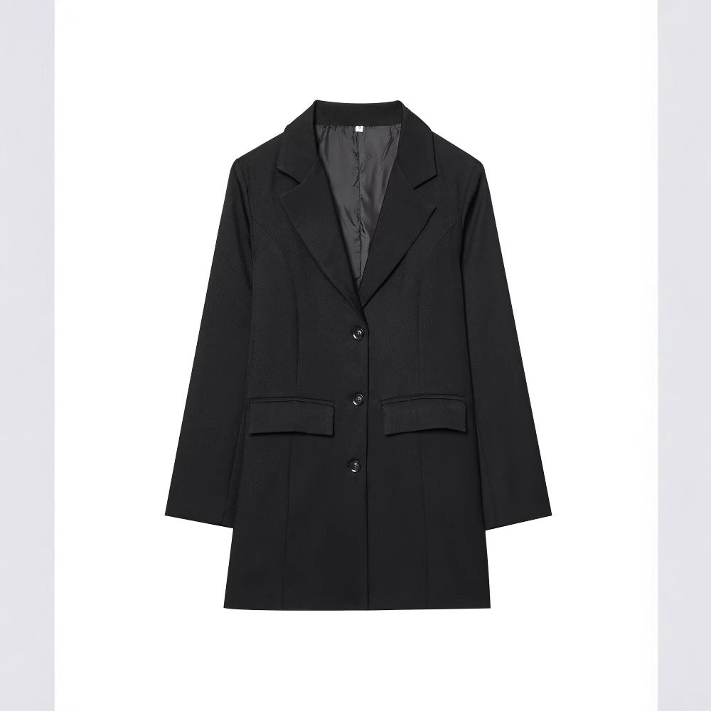 Dame skåret blazer med store lommer Stilla