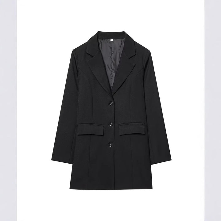 Dame skåret blazer med store lommer Stilla