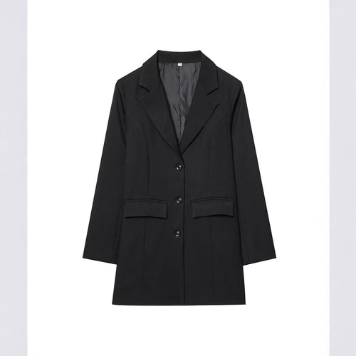 Dame skåret blazer med store lommer Stilla