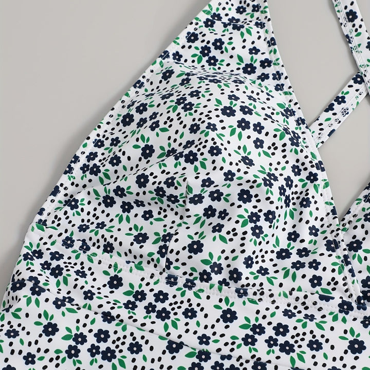 Dame Strandkjole med floralt design Skovae