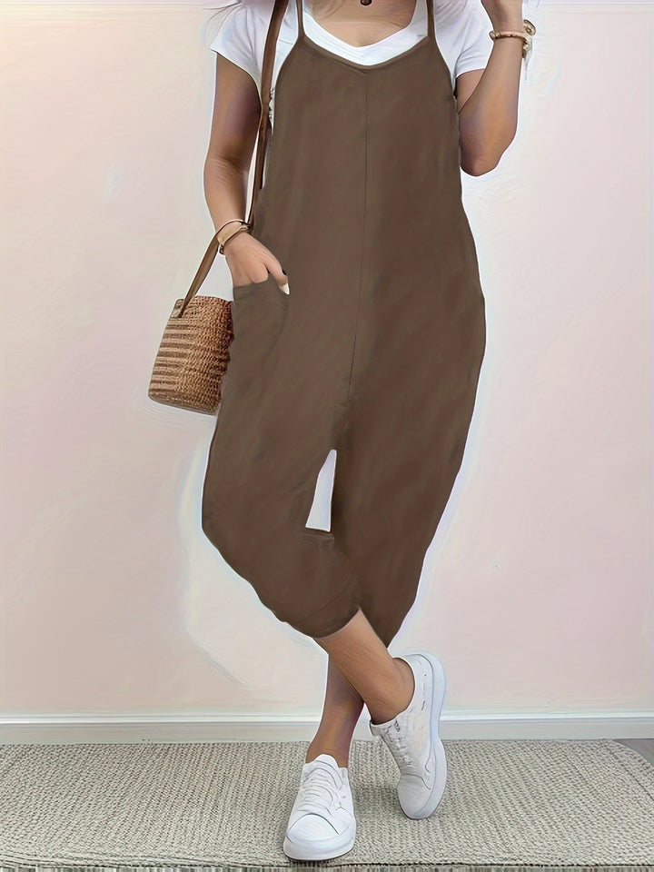 Dame jumpsuit med komfortabel pasform og praktiske lommer Stilla