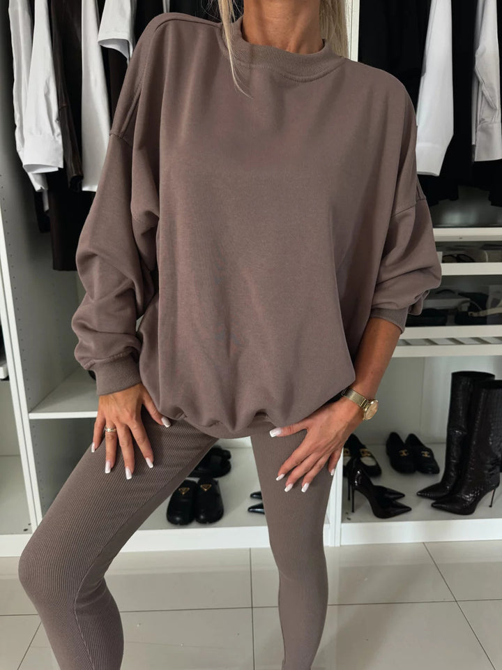 Kvinder Komfortabel Oversized Sweatshirt med Moderne Snit Skovae