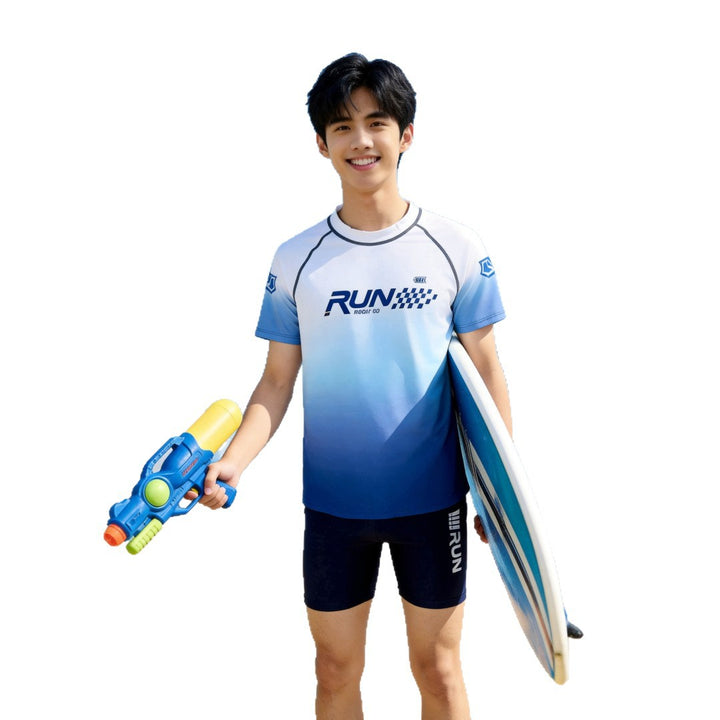 Dreng Surfshirt med UV-beskyttelse Skovae