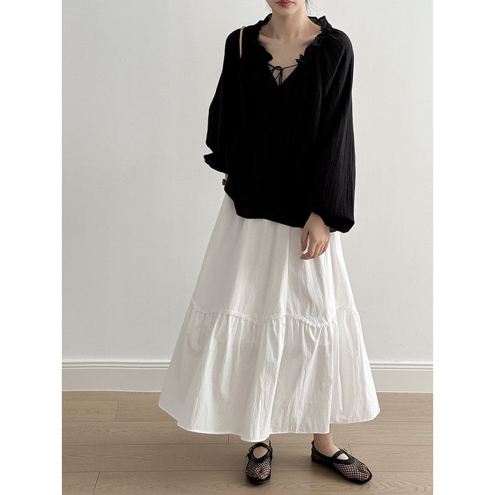 Dame Maxi-nederdel i afslappet Boho-stil Stilla